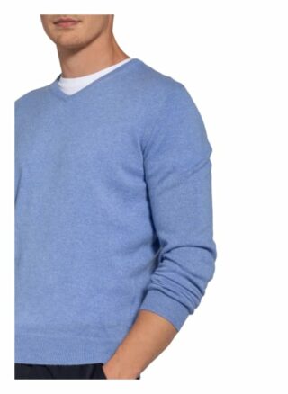 STROKESMAN'S Cashmere-Pullover Herren, Blau
