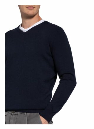 STROKESMAN'S Cashmere-Pullover Herren, Blau