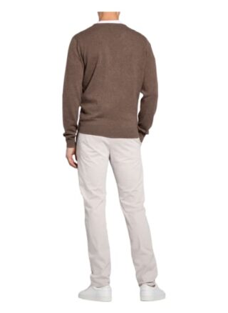 STROKESMAN'S Cashmere-Pullover Herren, Braun