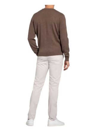 STROKESMAN'S Cashmere-Pullover Herren, Braun