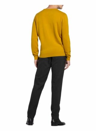 STROKESMAN'S Cashmere-Pullover Herren, Gelb