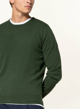 STROKESMAN'S Cashmere-Pullover Herren, Grün
