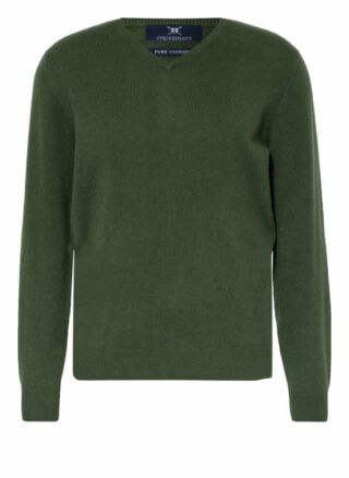 STROKESMAN'S Cashmere-Pullover Herren, Grün