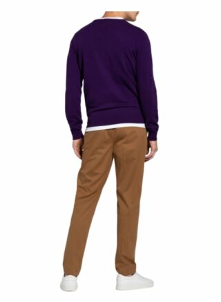 STROKESMAN'S Cashmere-Pullover Herren, Lila