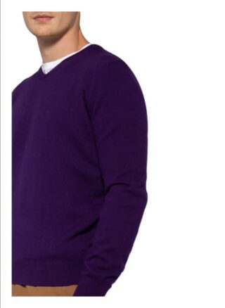 STROKESMAN'S Cashmere-Pullover Herren, Lila