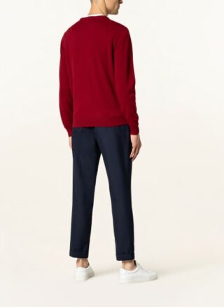 STROKESMAN'S Cashmere-Pullover Herren, Rot