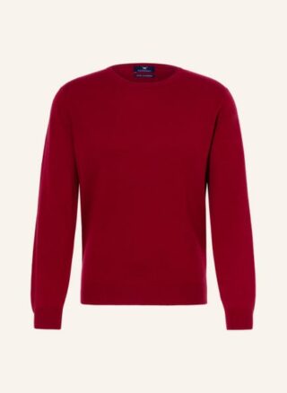 STROKESMAN’S Cashmere-Pullover Herren, Rot