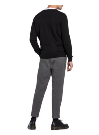 STROKESMAN'S Cashmere-Pullover Herren, Schwarz