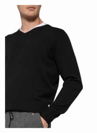 STROKESMAN'S Cashmere-Pullover Herren, Schwarz