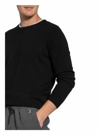 STROKESMAN'S Cashmere-Pullover Herren, Schwarz