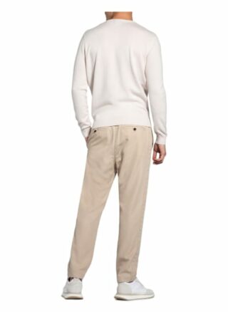 STROKESMAN'S Cashmere-Pullover Herren, Weiß