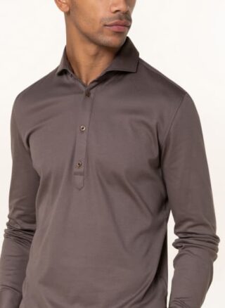 STROKESMAN'S Jerseyhemd Herren, Braun