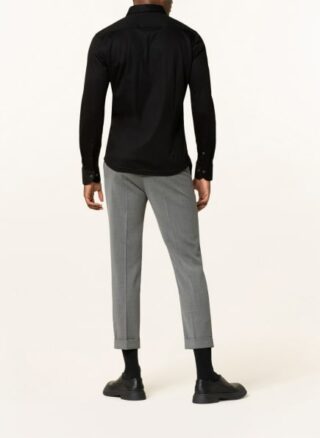 STROKESMAN'S Jerseyhemd Herren, Schwarz