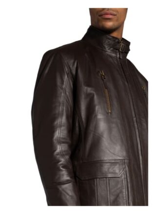 STROKESMAN'S Lederjacke Herren, Braun