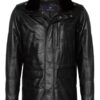 STROKESMAN'S Lederjacke Herren, Schwarz