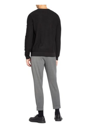STROKESMAN'S Piqué-Pullover Herren, Schwarz