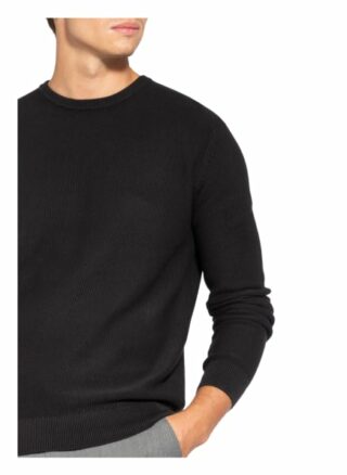 STROKESMAN'S Piqué-Pullover Herren, Schwarz