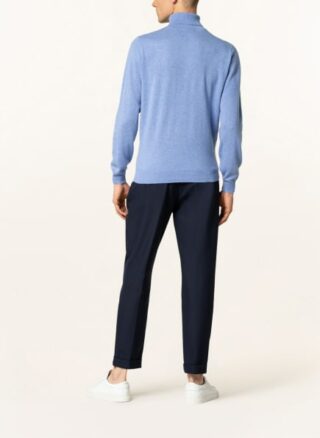 STROKESMAN'S Rollkragenpullover Herren, Blau
