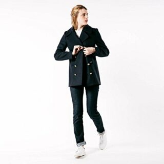 Saint James Marine Voilure II Wollmantel Damen, Blau