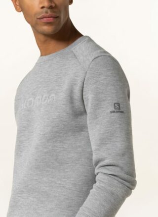 Salomon Sweatshirt Herren, Grau