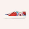 Salvatore Ferragamo Rebel Print Sneaker Damen, Rot