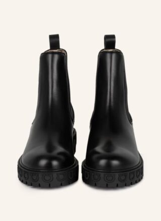 Salvatore Ferragamo Varsi Biker Boots Damen, Schwarz