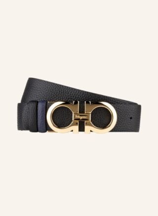 Salvatore Ferragamo Wendegürtel Damen, Schwarz
