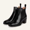 Santoni Chelsea-Stiefeletten Chelsea-Stiefeletten Damen, Schwarz