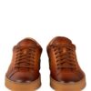 Santoni Sneaker Herren, Braun
