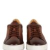 Santoni Wide Sneaker Herren, Braun