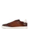 Santoni Wide Sneaker Herren, Braun