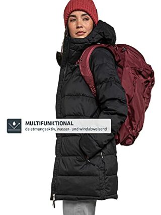 Schöffel Boston L Steppmantel Damen, Schwarz