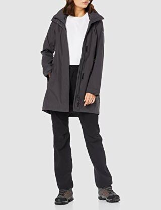 Schöffel Easy L Regenjacke Damen, Schwarz