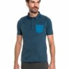 Schöffel Hocheck M Pique-Poloshirt Herren, Blau