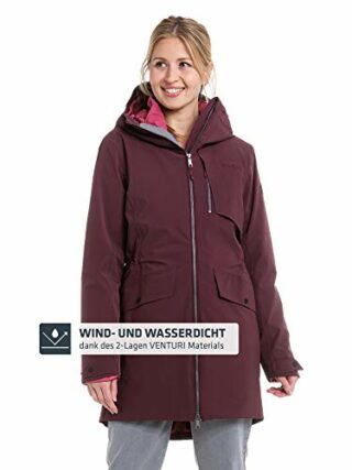 Schöffel Moskau Parka Regenjacke Damen, Lila