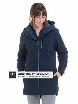 Schöffel Moskau Regenmantel Damen, Blau