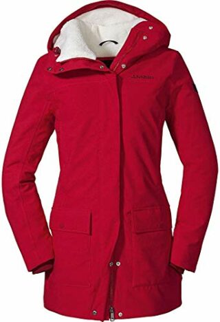 Schöffel Rotterdam Parka Damen, Rot