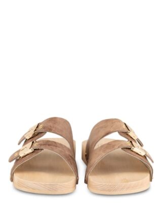 Scholl Pescura Pantoletten Damen, Beige