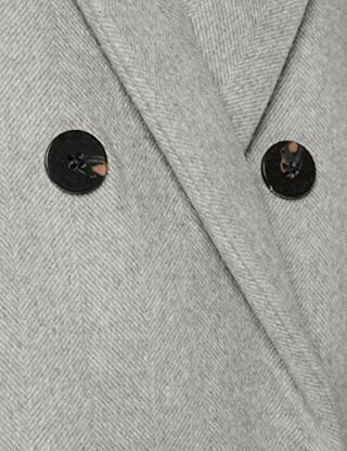 Scotch & Soda Maison Wollmantel Damen, Grau