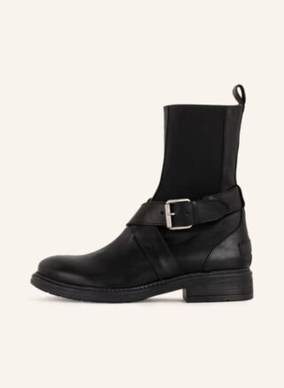 Shabbies Amsterdam Chelsea Boots Damen, Schwarz