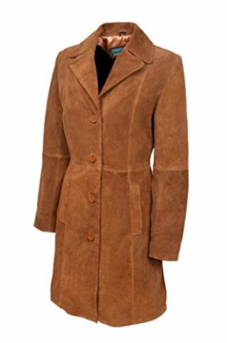 Smart Range 3457 Ledermantel Damen, Braun