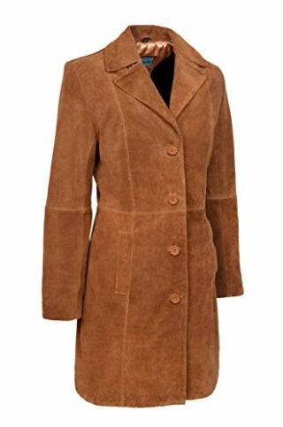 Smart Range 3457 Ledermantel Damen, Braun