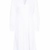 Soluzione Hängerkleid Damen, Weiß