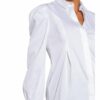 Soluzione Hemdbluse Damen, Weiß