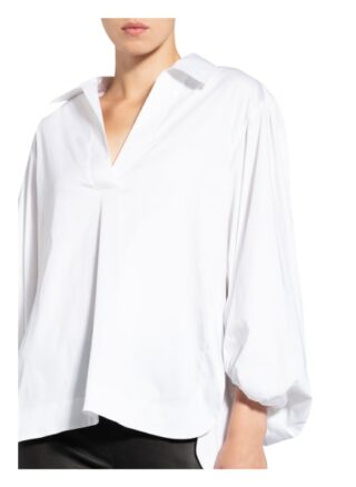 Soluzione Oversized-Blusenshirt Damen, Weiß