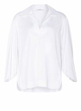 Soluzione Oversized-Blusenshirt Damen, Weiß
