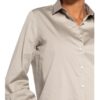 Soluzione Oversized-Hemdbluse Damen, Grau