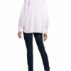 Soluzione Oversized-Hemdbluse Damen, Pink