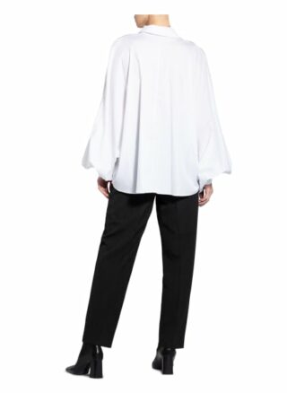 Soluzione Oversized-Hemdbluse Damen, Weiß