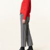 Sportalm 7/8-Lederhose Damen, Grau